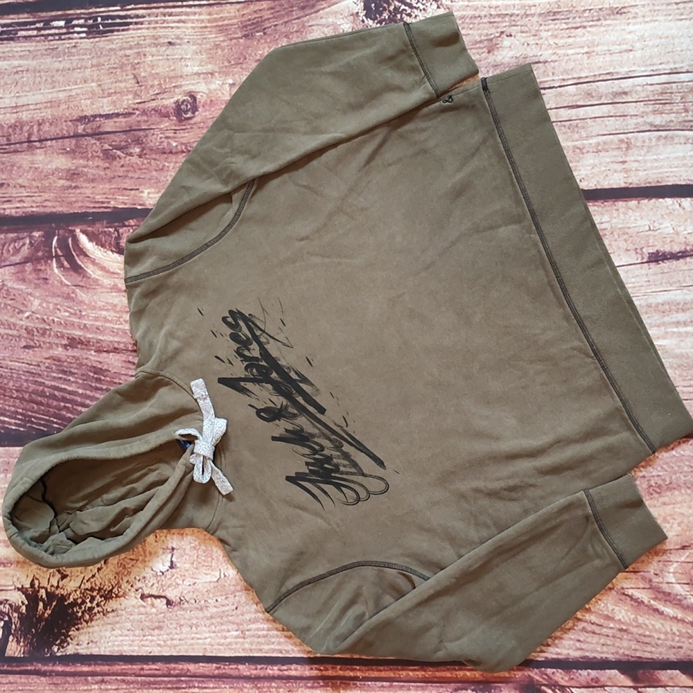 Jack & Jones Mens Olive Green Jorwac Sweat Hood